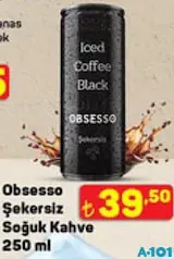 OBSESSO ŞEKERSİZ SOĞUK KAHVE 250 ML